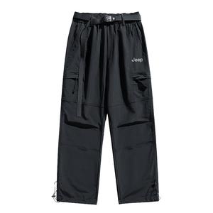 Унисекс Карго Штаны Jeep, Чистый Черный