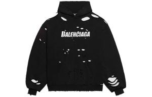 Толстовка мужская черная Balenciaga, черный