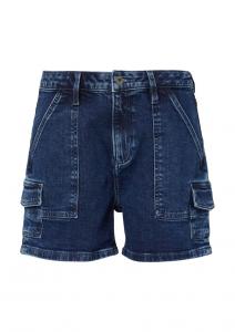Джинсы карго свободного кроя QS, Blue Denim