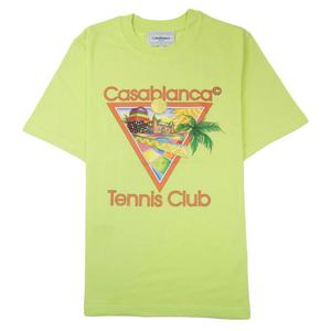 Женская футболка с принтом в стиле афро-кубизм Casablanca, бледно-зеленый