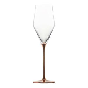 Медный бокал для шампанского Kaya с точкой для муса, высота: 246 мм / 260 мл Eisch, медный/прозрачный