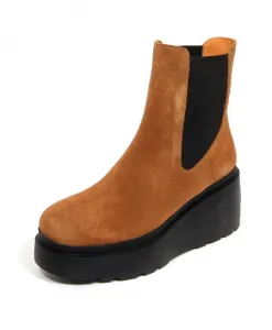 C1 HB6060 M017 Замшевые ботинки «Челси» в стиле «Битлз» Cafã¨Noir, коричневый