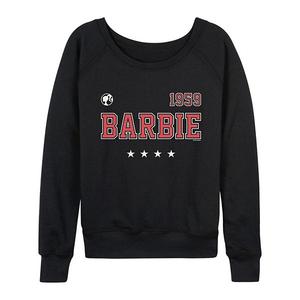 Женская футболка с длинным рукавом americana french terry Barbie, Black