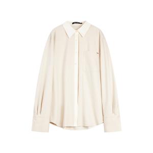 ELLE Рубашка женская Oat Lapel Moderate