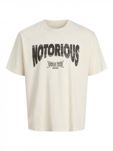 Футболка JACK & JONES PLUS, античный белый