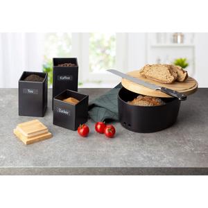 Сахарница 1 шт. сахарница Continenta, Schwarz/holzfarben