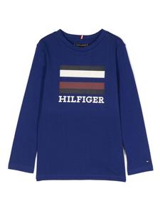 Толстовка с логотипом Tommy Hilfiger Junior, синий