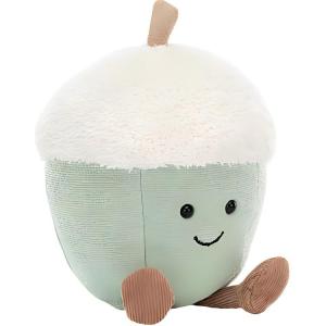 Коллекция забавных кукол "Еда": милая плюшевая кукла высотой 11 см в сидячем положении Jellycat, cute bright acorn