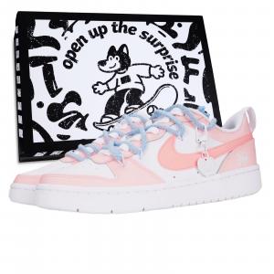 Детские скейтерские кроссовки Court Borough для младших школьников Nike, розовый