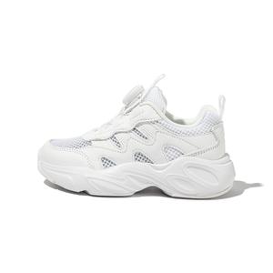 Детские повседневные туфли с противоскользящей подошвой, защитой от ударов, устойчивостью к истиранию, дышащие, легкие, с амортизацией, низкие BELLE, белый