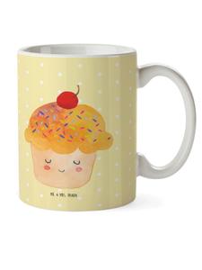 Детская кружка для кексов без пометки пастельно-желтого цвета Mr. & Mrs. Panda