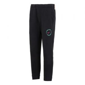 Спортивные брюки Nike Solid Color Athletic Bundle Feet Sports Pants Men's Black DQ6635-010