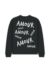 Толстовка AMOUR3 BACK PRINT UNISEX Mira Paris, черный