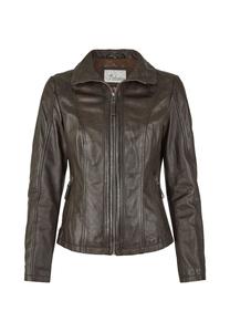 Кожаная куртка СЕГУНЕА 7eleven, темно-коричневый