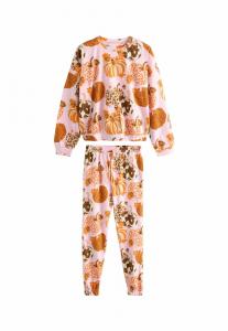 Пижамный комплект Next LONG SLEEVE SET, Pink Pumpkin/Pink