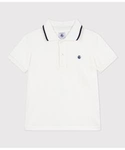 Рубашка-поло с короткими рукавами из трикотажа пике