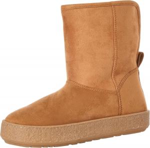 Женские утепленные ботинки Amazon Essentials, Tan Microsuede
