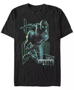 Футболка с коротким рукавом для мужчин Marvel Spider-Man Far From Home Stealth Suit Fifth Sun, черный
