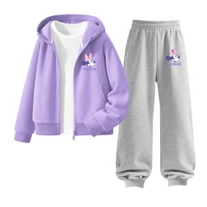 Детский спортивный комплект Casual Sportswear 2 Piece Set Disney, фиолетовый