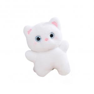 CHUNTUSHU Биба Kitten, милый котенок мультяшный черный кот белый кот плюшевый шарф котенок куклы плюшевая кукла высота 35см