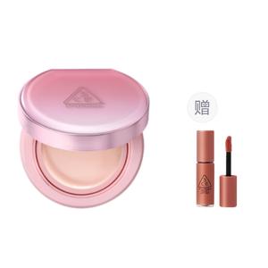 Подушечка для макияжа с воздушной подушкой стойкий маскирующий не забивается в поры полупрозрачный 3CE