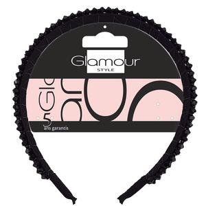 Inter-Vion, Широкая лента для волос с черными кристаллами