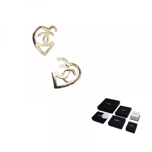 Металлические серьги CHANEL, золотой