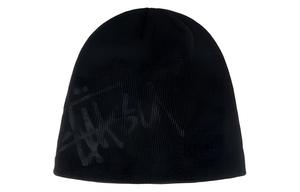 Stussy Черная унисекс-шапка бини, Black