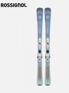 Rossignol Женские двухбортные лыжи ARCADE, модель для нового сезона 2025-2026, вседорожные лыжи, профессиональная рукоятка, антивибрационный, 156 см, светло-голубой