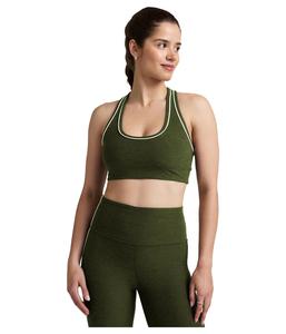 Бюстгальтер Beyond Yoga Spacedye Ready Bra, цвет Army Green Heather
