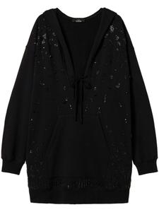 TWINSET платье мини с вышивкой, черный