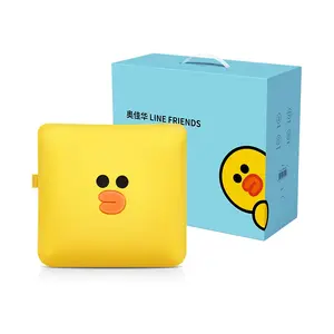 Массажная подушка для шеи LINE FRIENDS массажер для шеи, поясницы и спины умное многофункциональное устройство OG2206 OGAWA, желтый