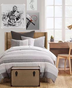 Комплект Santander Sham, Европейский Levtex, серый