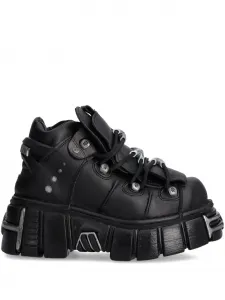 Массивные ботинки на шнуровке NEW ROCK, черный