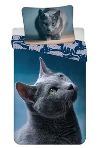 Постельное белье Cat Dark 140×200 см, 70×90 см Jerry Fabrics