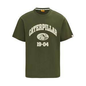 Футболка мужская CAT, темно-зеленый
