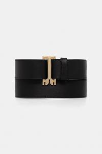 Кожаный ремень tuxedo Victoria Beckham, черный