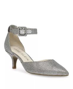 Женские туфли-лодочки Fabulist с острым носком Anne Klein, серебряный