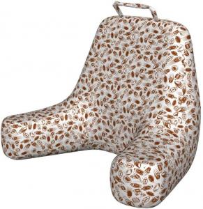 Чехол для подушки Lunarable, футбольный мяч в стиле ретро-комиксов, коричнево-белый, размер XL