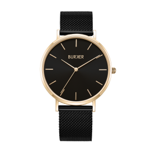 Часы Ruby Black Gold Mesh Burker