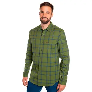 Мужская рубашка Zernez Trangoworld, темно-зеленый