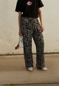 Брюки с широкими штанинами для вечеринки "закат" Rip Curl, Black/Off White