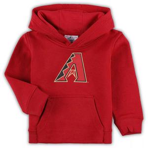 Красный флисовый пуловер с капюшоном с логотипом для малышей Arizona Diamondbacks Team Primary Outerstuff