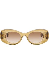 Loewe Коричневые солнцезащитные очки с анаграммой