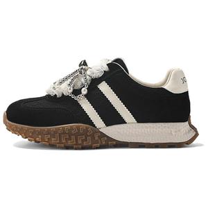 JOSINY Женские низкие кэжуал кеды черные, цвет Black