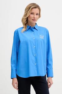 Хлопковая рубашка Tommy Hilfiger, синий