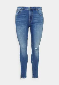 Джинсы carkarla, узкий крой Only Carmakoma, Medium Blue Denim