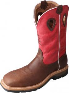 Водонепроницаемые легкие ботинки вестерн Twisted X для мужчин с композитным носком - Mlccw01, красный