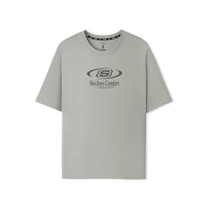 Футболка Regular SS26 для женщин Skechers, rainy day серый 04h0