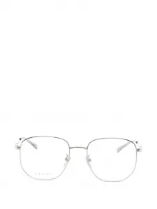 Очки с квадратной оправой Gucci, серебряный